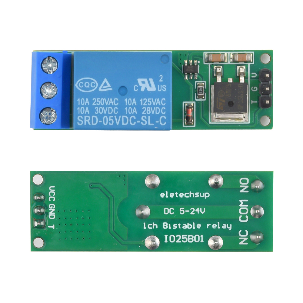Shelly Relay Module - Módulo de relé de trava flip-flop