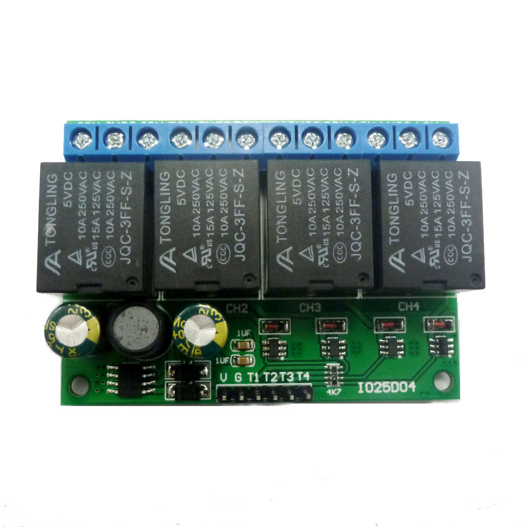 Shelly Relay Module - Módulo de Relé Flip-Flop de 4