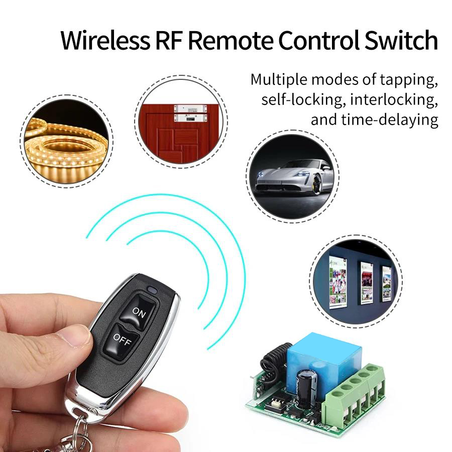 Interruptor Sem Fio com Contro - 433Mhz Receiver Module avaliação e preço