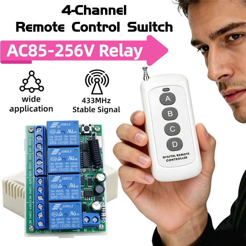 Controlador de Interruptor Rem - 433Mhz Receiver Module avaliação e preço